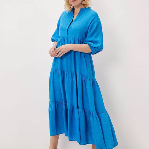 Gracie Tiered Cotton Blend Maxi Dress - Phase Eight - Modalova