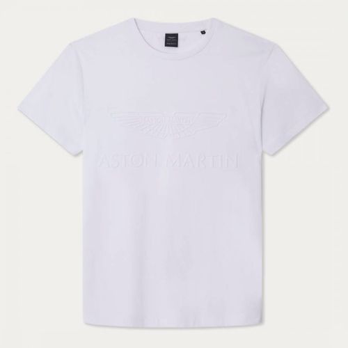 White AMR Cotton T-Shirt - Hackett London - Modalova