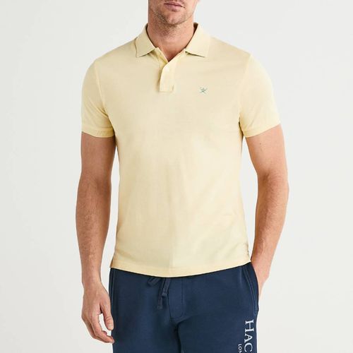 Pale Contrast Collar Cotton Polo Shirt - Hackett London - Modalova