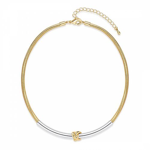 K Two Tone Infinity Knot Necklace - Chloe Collection by Liv Oliver - Modalova