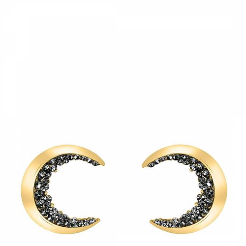 K Gold Crecent Moon Earrings - Chloe Collection by Liv Oliver - Modalova
