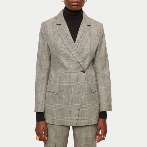 Grey Check Ryedale Wool Jacket - Jigsaw - Modalova