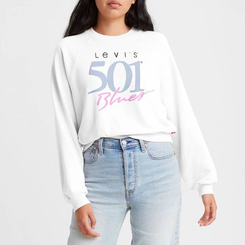 White Graphic Vintage Cotton Sweatshirt - Levi's - Modalova