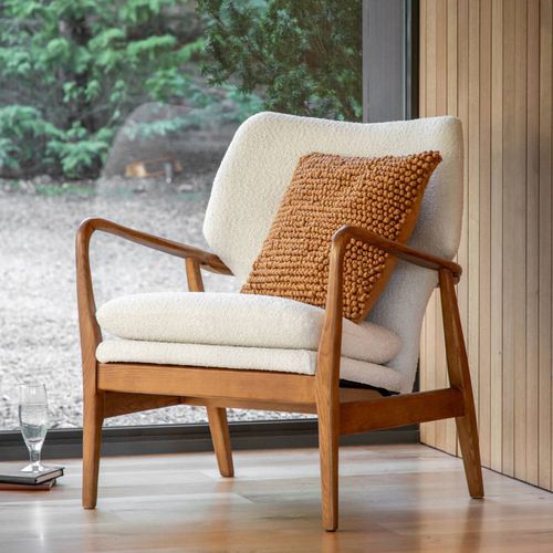 Creww Armchair Cream - Gallery Living - Modalova