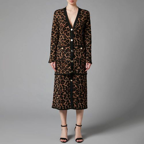 Brown Multi Joanie Knit Jacket - Temperley London - Modalova