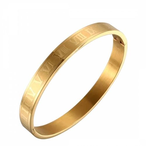 K Gold Roman Bangle - Stephen Oliver - Modalova