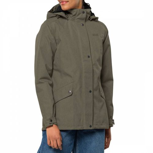 Olive Park Avenue Waterproof Winter Jacket - Jack Wolfskin - Modalova