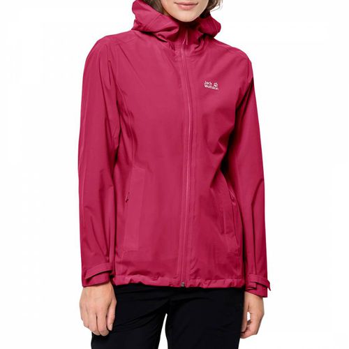 Pink Pack & Go Shell Rain Coat - Jack Wolfskin - Modalova