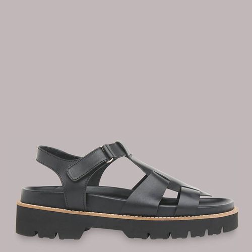 Black Khari Caged Leather Sandals - WHISTLES - Modalova