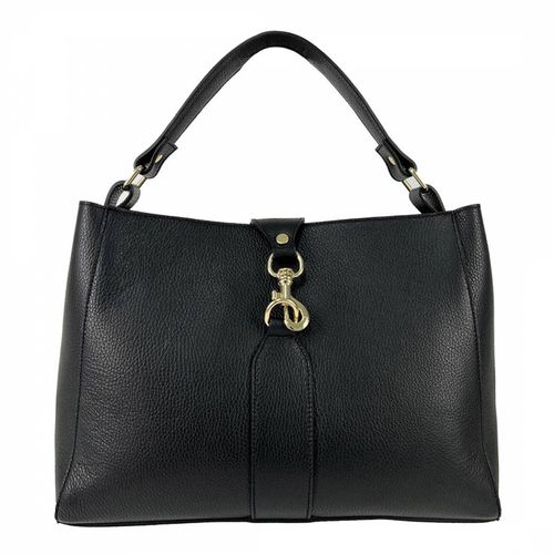 Shoulder Bag In Leather With Carabiner - Bella Blanco - Modalova