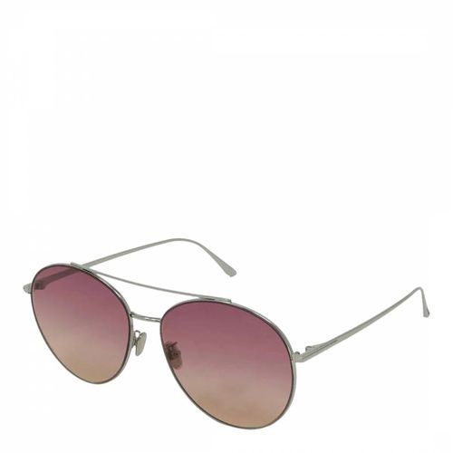 Women's /Silver Cleo Sunglasses 61mm - Tom Ford - Modalova