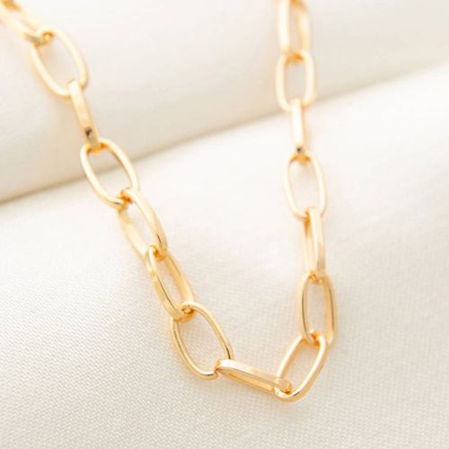 Gold Chain Bracelet - Elika - Modalova