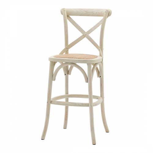 Agoura Stool White/Rattan Set of 2 - Gallery Living - Modalova