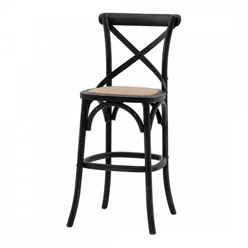 Agoura Stool Black/Rattan Set of 2 - Gallery Living - Modalova