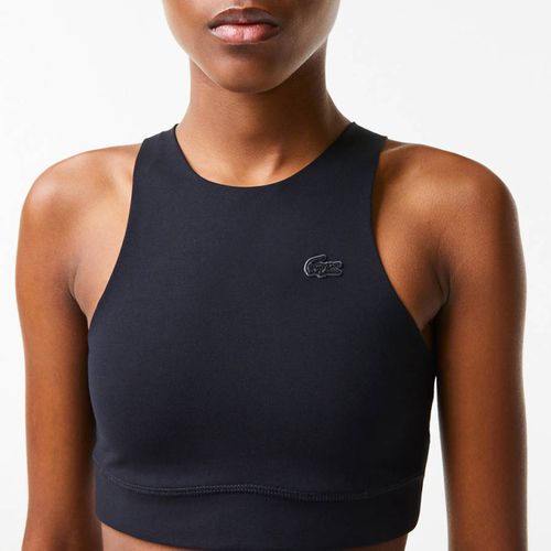 Black Seamless Sports Bra - Lacoste - Modalova