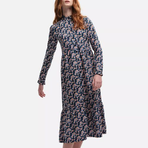 Navy Orla Kiely Cotton Dress - Regatta - Modalova