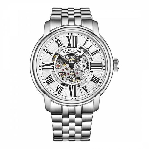 Men's Atrium Automatic Skeleton Watch 42mm - Stuhrling - Modalova