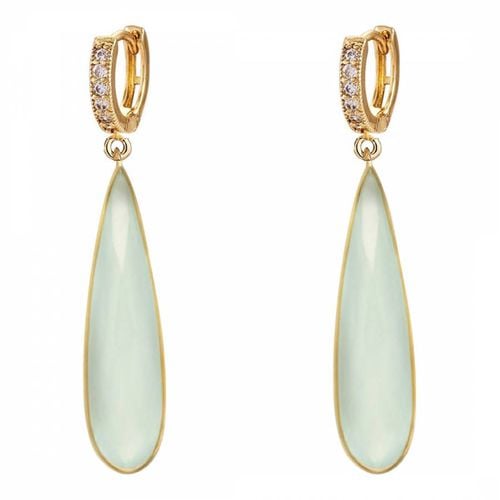 K Chalcedony Drop Earrings - Liv Oliver - Modalova