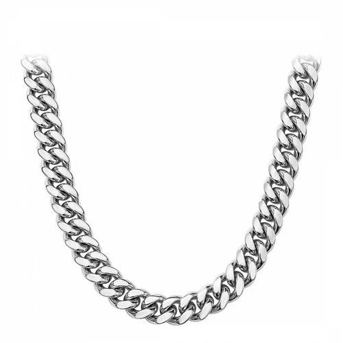 Silver Chain Link Necklace - Stephen Oliver - Modalova