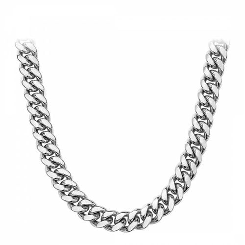 Silver Chain Link Necklace - Stephen Oliver - Modalova