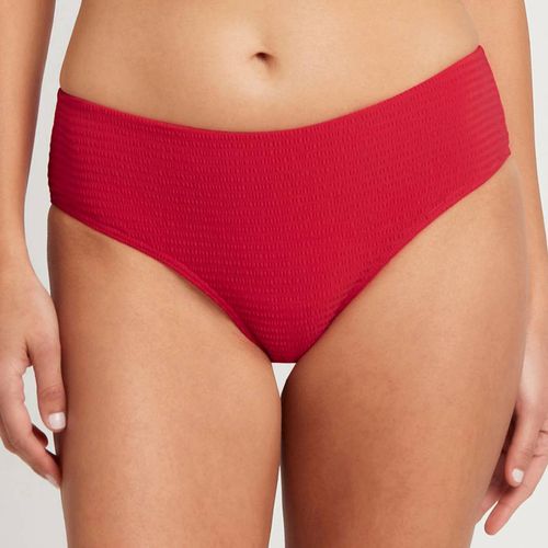 Red Messina Mid Bikini Briefs - Sea Level - Modalova