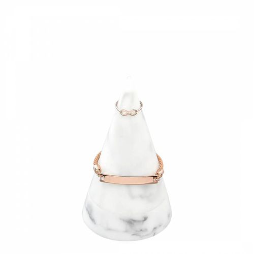 White Marble Large Jewellery Cone - Stackers - Modalova
