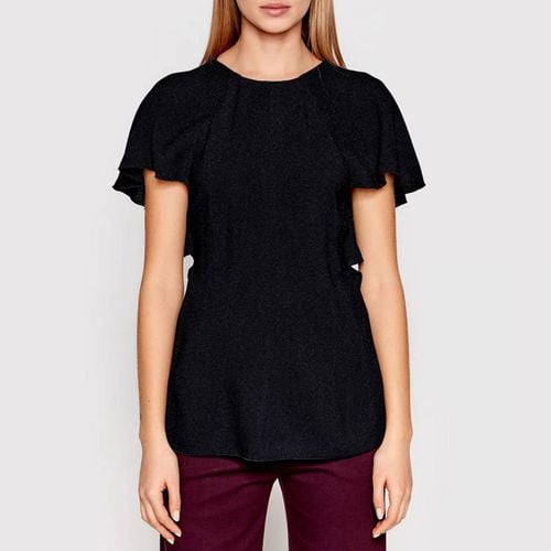 Black Draped Back Cocktail Top - Victoria Beckham - Modalova