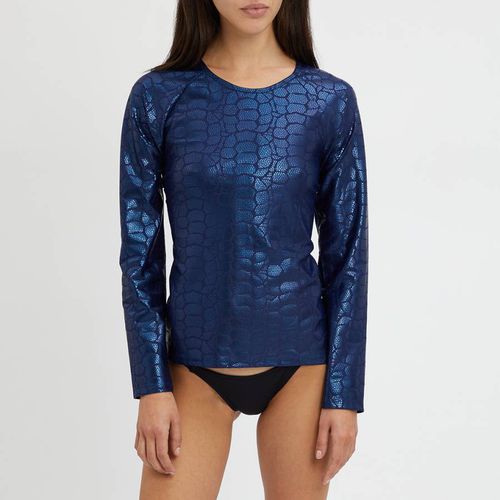 Blue Metallic Look Swim Top - Vilebrequin - Modalova