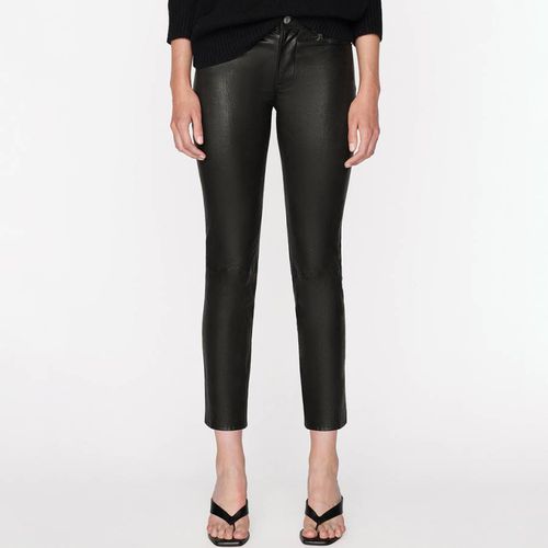 Le High Straight Leg Leather Trousers - Frame - Modalova