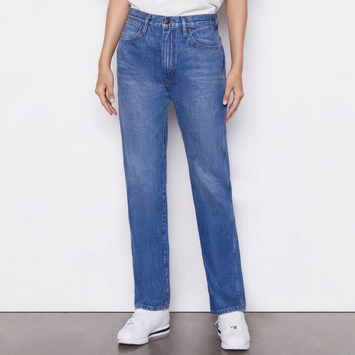 Mid Blue Ilona High Straight Jeans - Frame Denim - Modalova