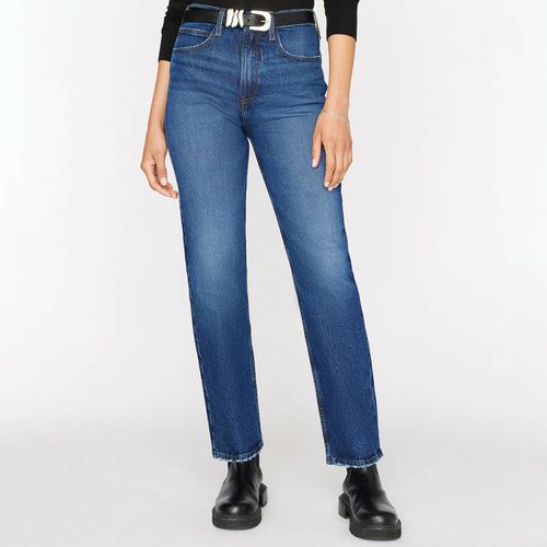 Mid Washed Le High N Tight Straight Stretch Jeans - Frame Denim - Modalova