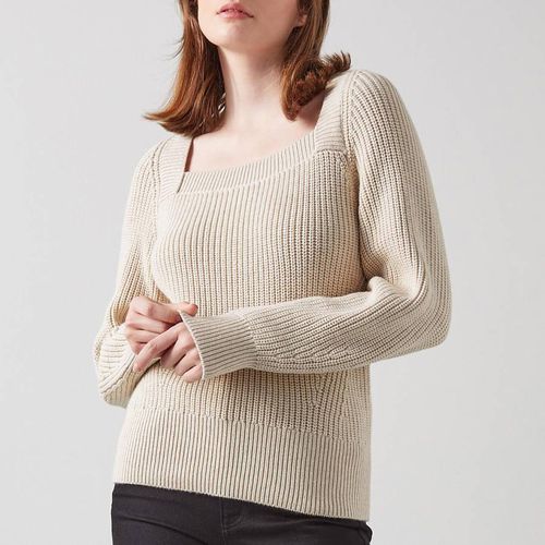 Agnes Cotton Blend Knitted Top - L K Bennett - Modalova