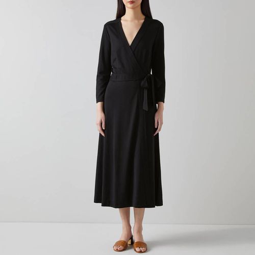 Black Juno Wrap Dress - L K Bennett - Modalova