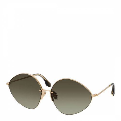 Women's Gold/Sage Sunglasses 64mm - Victoria Beckham - Modalova