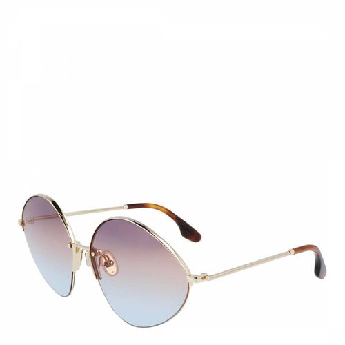 Women's Gold/Purple Gradient Sunglasses 64mm - Victoria Beckham - Modalova