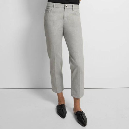 Grey Trecca Stretch Slim Jeans - Theory - Modalova