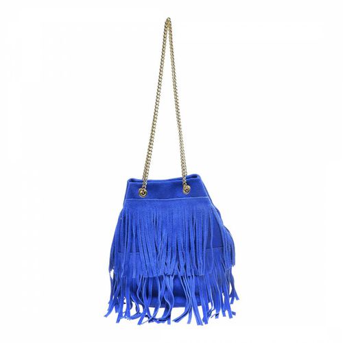 Leather Tassel Bucket Chain Shoulder Bag - Luisa Vannini - Modalova