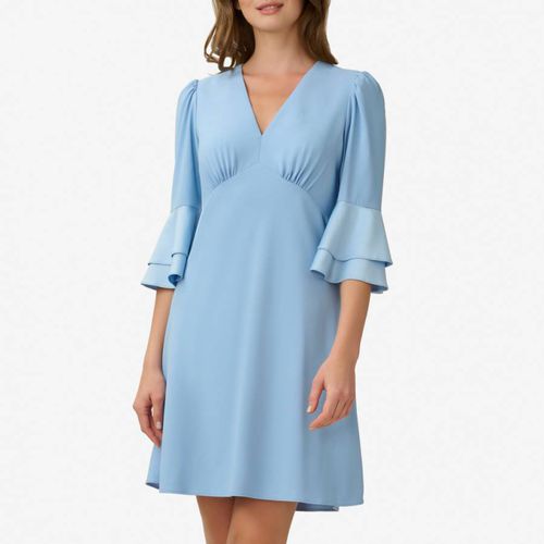 Blue Bell Sleeve Mini Dress - Adrianna Papell - Modalova