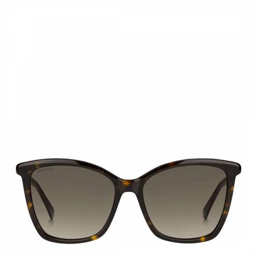 Women's Black Havana Ali Sunglasses 56mm - Jimmy Choo - Modalova