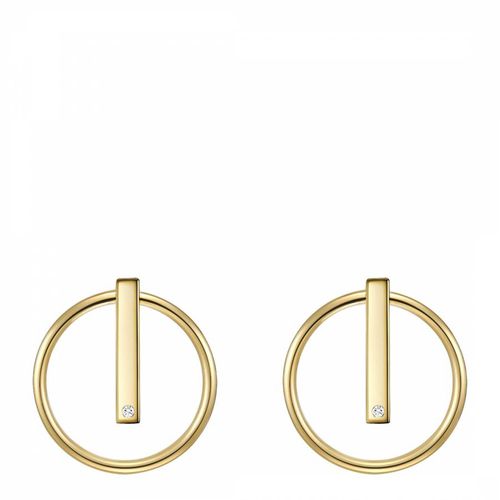 Gold Circle Drop Earrings - Lindenhoff - Modalova