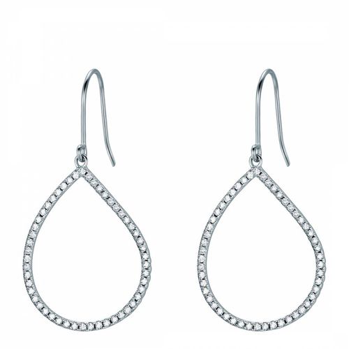 Silver Tear Drop Design Earrings - Lindenhoff - Modalova