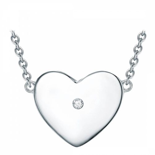 Silver Heart Pendant Necklace - Lindenhoff - Modalova