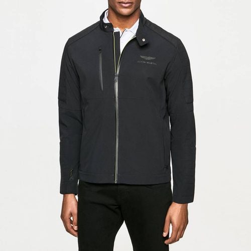 Black AMR Zip Up Jacket - Hackett London - Modalova