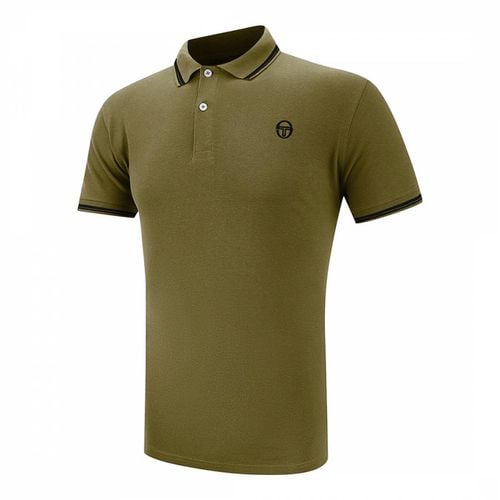 Green Stripe Iconic Polo Shirt - Sergio Tacchini - Modalova