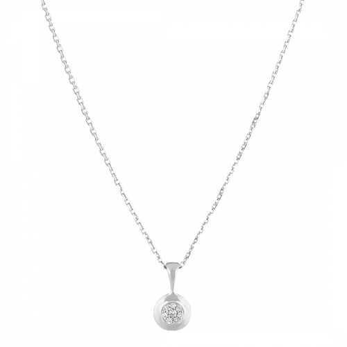 White Gold 'Bombe' Diamond Pendant Necklace - Artisan Joaillier - Modalova