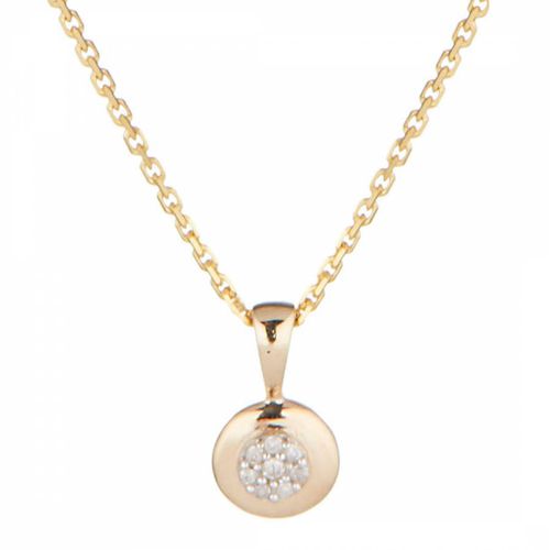 Gold '' Diamond Pendant Necklace - Artisan Joaillier - Modalova
