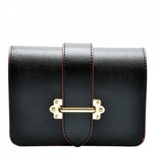 Black Italian Leather Waist Bag - Renata Corsi - Modalova