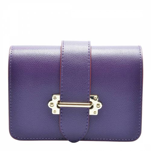 Purple Leather Waist Bag - Renata Corsi - Modalova