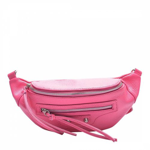 Pink Leather Crossbody Bag - Carla Ferreri - Modalova