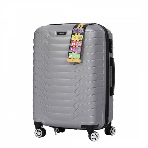 Grey Medium Valiz Suitcase - Polina - Modalova